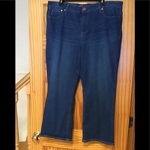 SEVEN7 MID RISE ANKLE BOOT JEANS SZ 20W